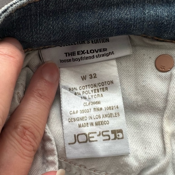 joe's jean the ex lover loose boyfriend straight leg size 32 - Picture 10 of 10